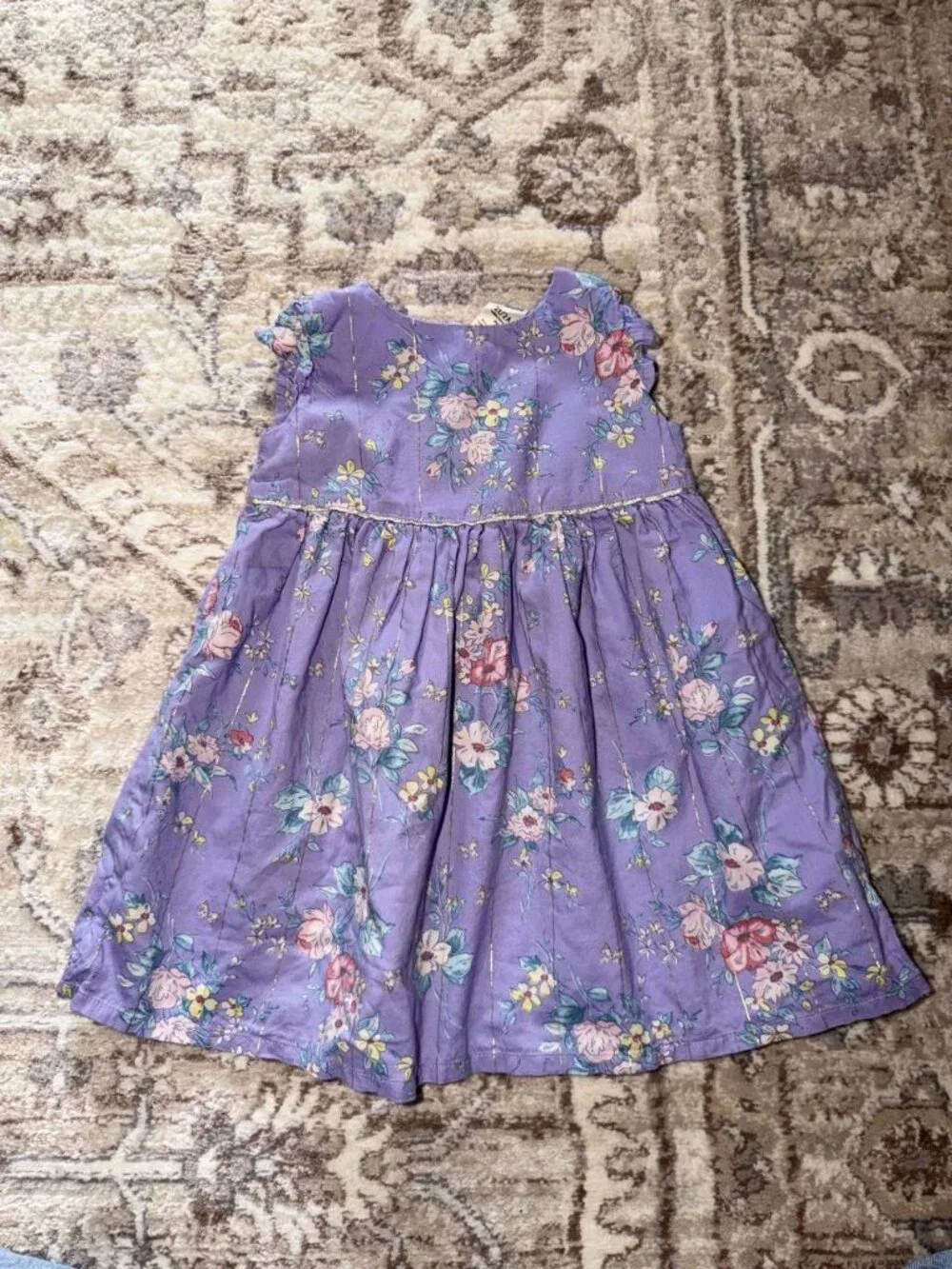 OshKosh B'gosh Purple Floral Baby Dress 2T